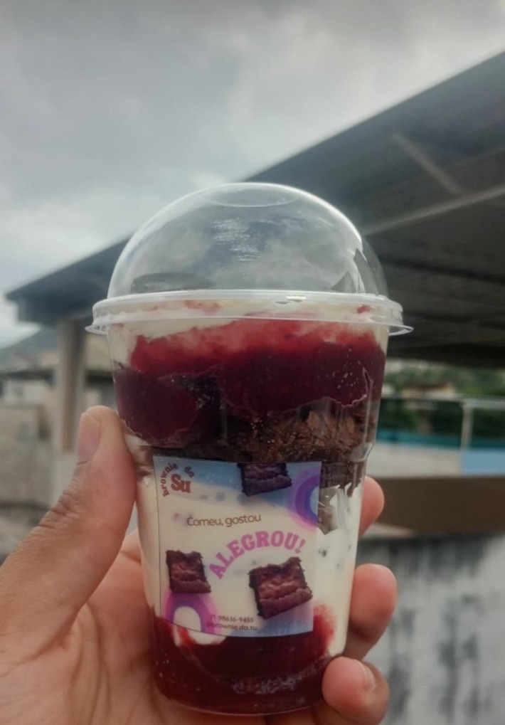 Bolo de pote antes